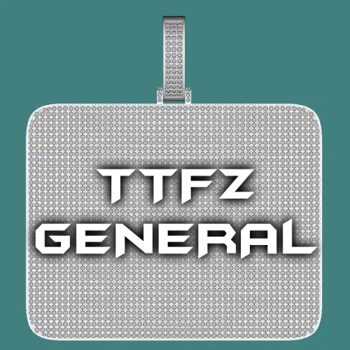 CUSTOM LETTER NECKLACE 3D BIG SQUARE sold by The GUU Shop