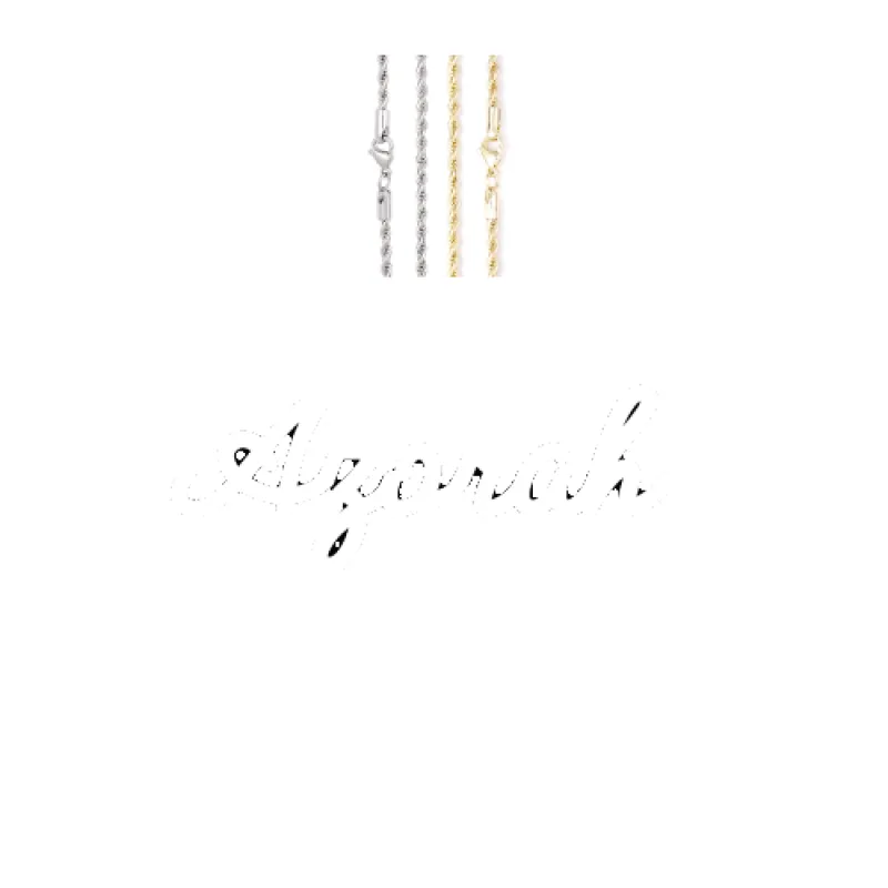 Script Custom Letter Necklace sold by The GUU Shop