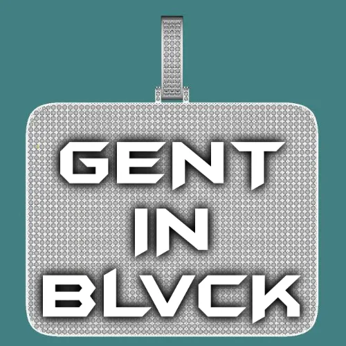 CUSTOM LETTER NECKLACE 3D BIG SQUARE sold by The GUU Shop