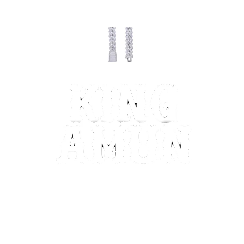 Custom Letters Freibeuter Font Necklace sold by The GUU Shop