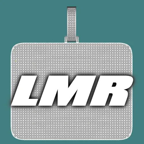 CUSTOM LETTER NECKLACE 3D BIG SQUARE sold by The GUU Shop