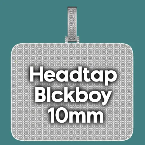 CUSTOM LETTER NECKLACE 3D BIG SQUARE sold by The GUU Shop