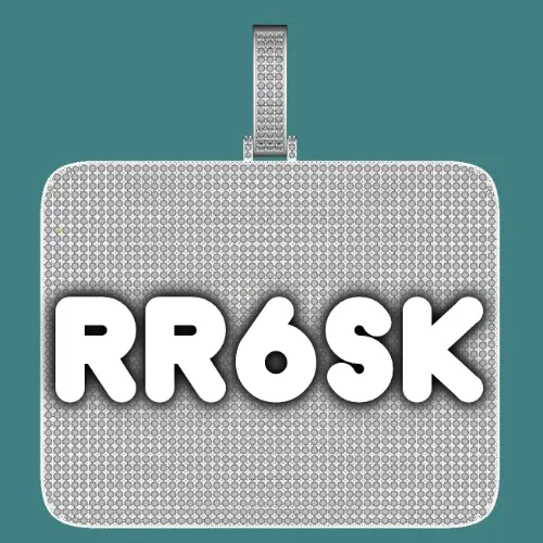 CUSTOM LETTER NECKLACE 3D BIG SQUARE sold by The GUU Shop