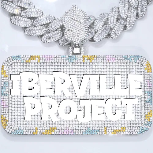 CUSTOM LETTER NECKLACE 3D COLORFUL SQUARE sold by The GUU Shop