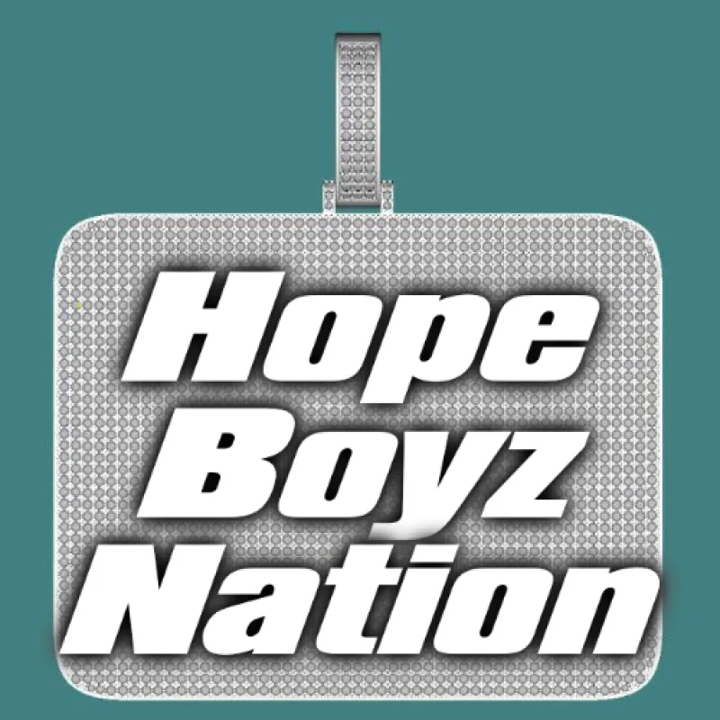 CUSTOM LETTER NECKLACE 3D BIG SQUARE sold by The GUU Shop