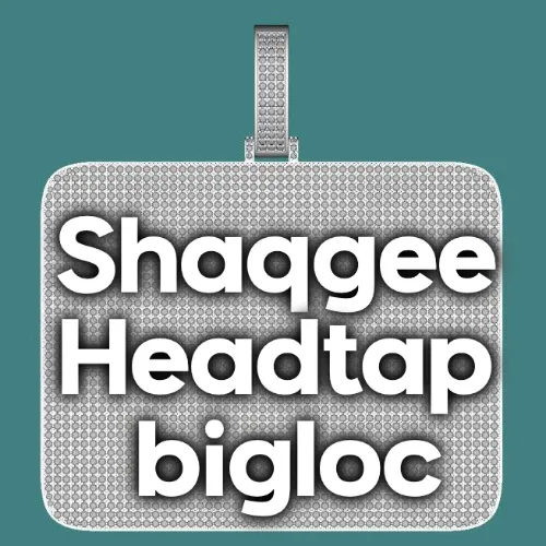 CUSTOM LETTER NECKLACE 3D BIG SQUARE sold by The GUU Shop