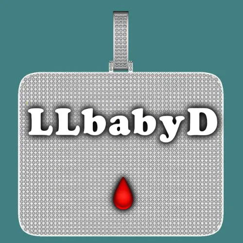 CUSTOM LETTER NECKLACE 3D BIG SQUARE sold by The GUU Shop