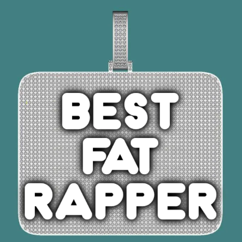 CUSTOM LETTER NECKLACE 3D BIG SQUARE sold by The GUU Shop