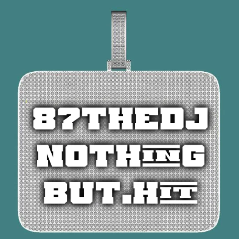 CUSTOM LETTER NECKLACE 3D BIG SQUARE sold by The GUU Shop