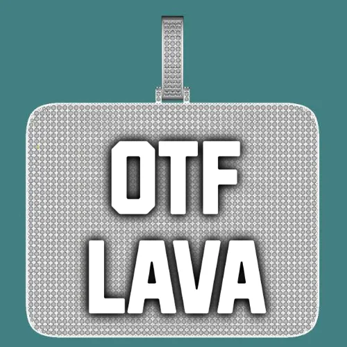 CUSTOM LETTER NECKLACE 3D BIG SQUARE sold by The GUU Shop