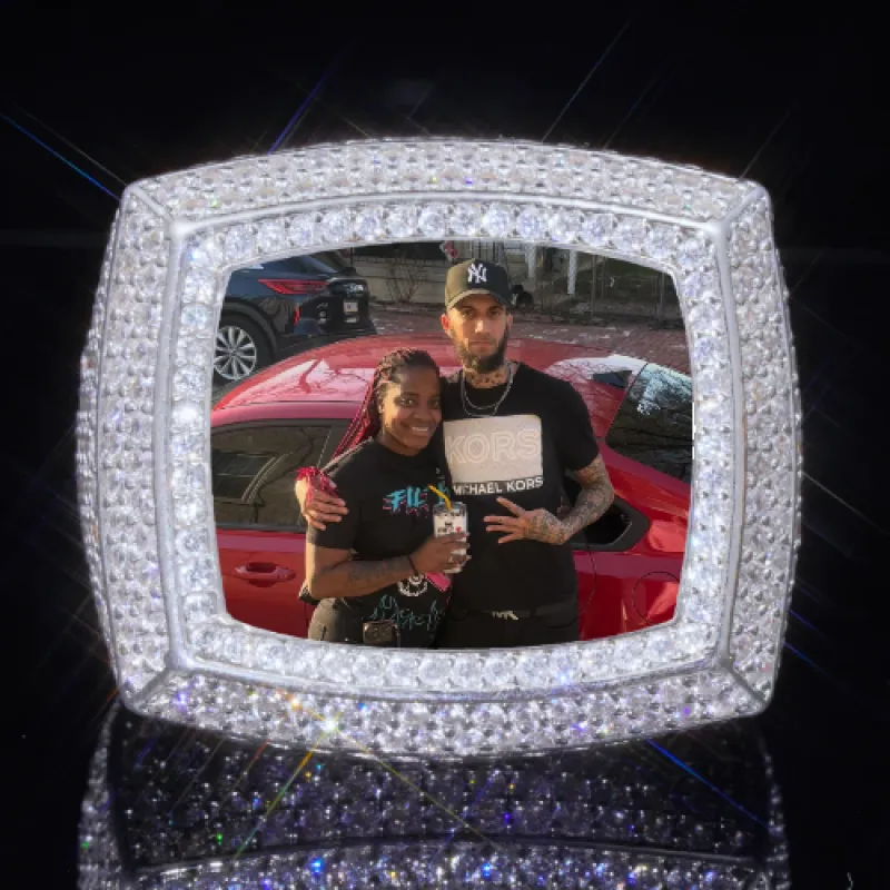 3D CUSTOM PICTURE ICED RING sold by The GUU Shop