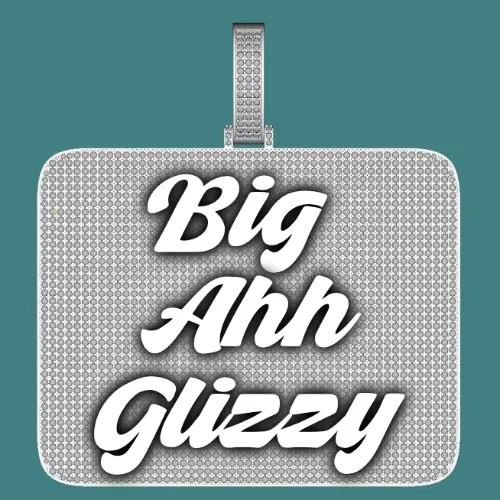 CUSTOM LETTER NECKLACE 3D BIG SQUARE sold by The GUU Shop