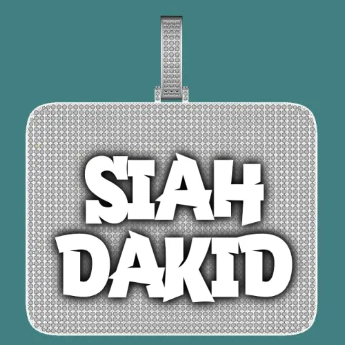 CUSTOM LETTER NECKLACE 3D BIG SQUARE sold by The GUU Shop