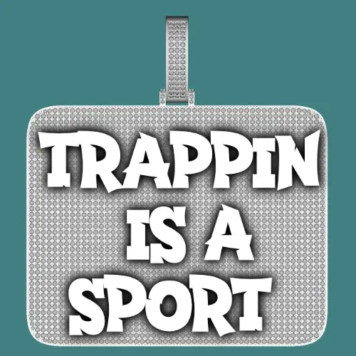 CUSTOM LETTER NECKLACE 3D BIG SQUARE sold by The GUU Shop