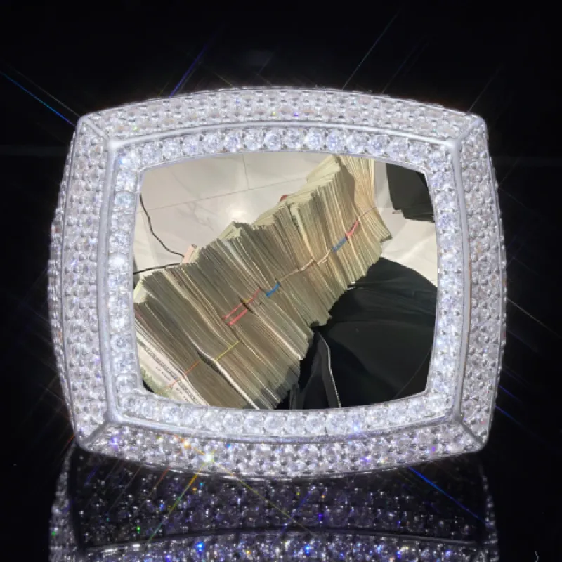 3D CUSTOM PICTURE ICED RING sold by The GUU Shop