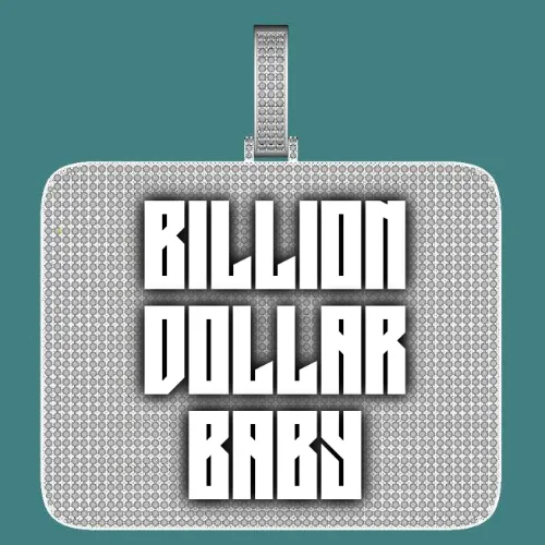 CUSTOM LETTER NECKLACE 3D BIG SQUARE sold by The GUU Shop