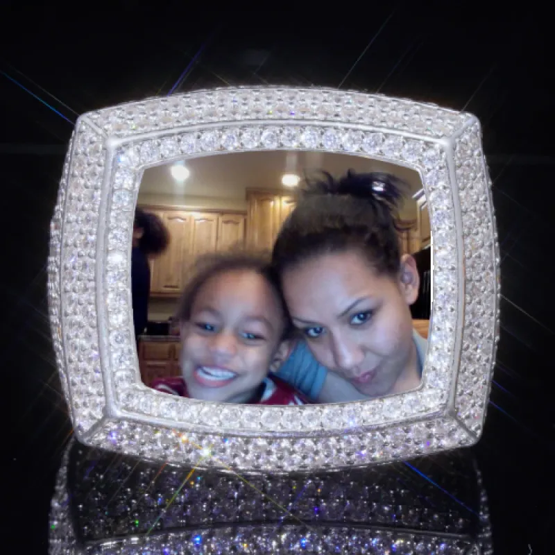 3D CUSTOM PICTURE ICED RING made by The GUU Shop