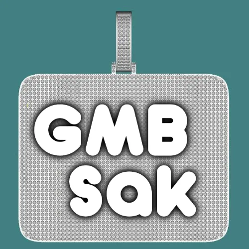 CUSTOM LETTER NECKLACE 3D BIG SQUARE sold by The GUU Shop