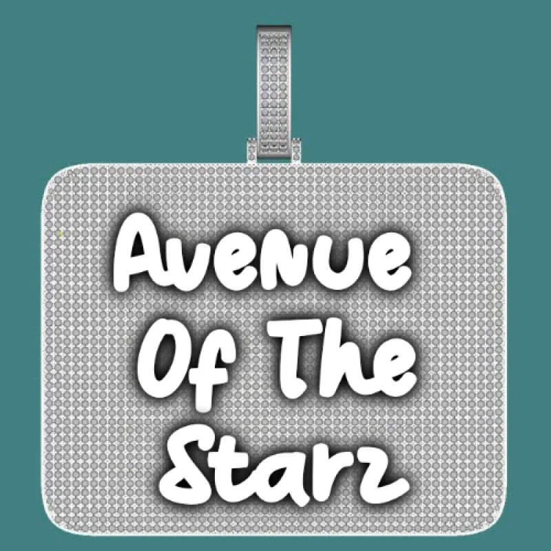 CUSTOM LETTER NECKLACE 3D BIG SQUARE sold by The GUU Shop