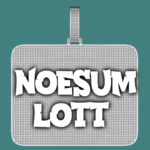 CUSTOM LETTER NECKLACE 3D BIG SQUARE sold by The GUU Shop