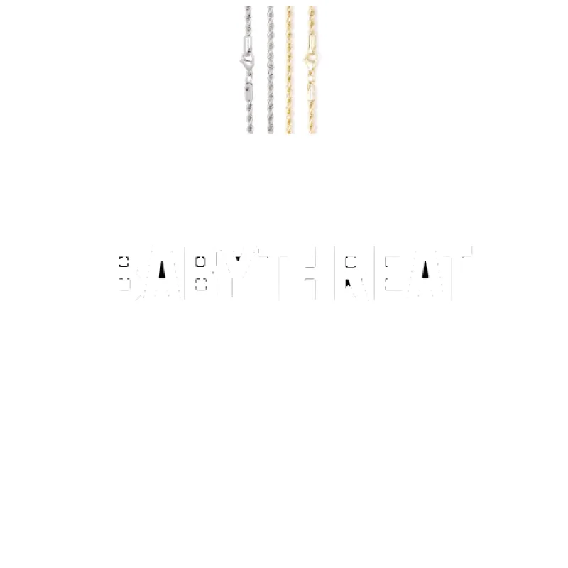 Custom Letters Baguette Two Layer Necklace sold by The GUU Shop