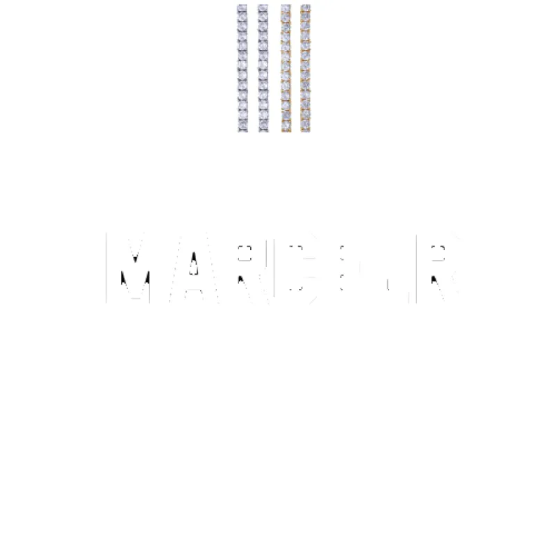 Custom Letters Baguette Two Layer Necklace made by The GUU Shop