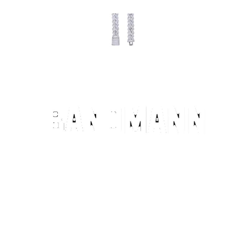 Custom Letters Baguette Two Layer Necklace made by The GUU Shop