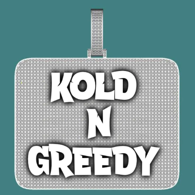 CUSTOM LETTER NECKLACE 3D BIG SQUARE sold by The GUU Shop