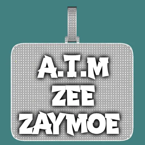 CUSTOM LETTER NECKLACE 3D BIG SQUARE sold by The GUU Shop