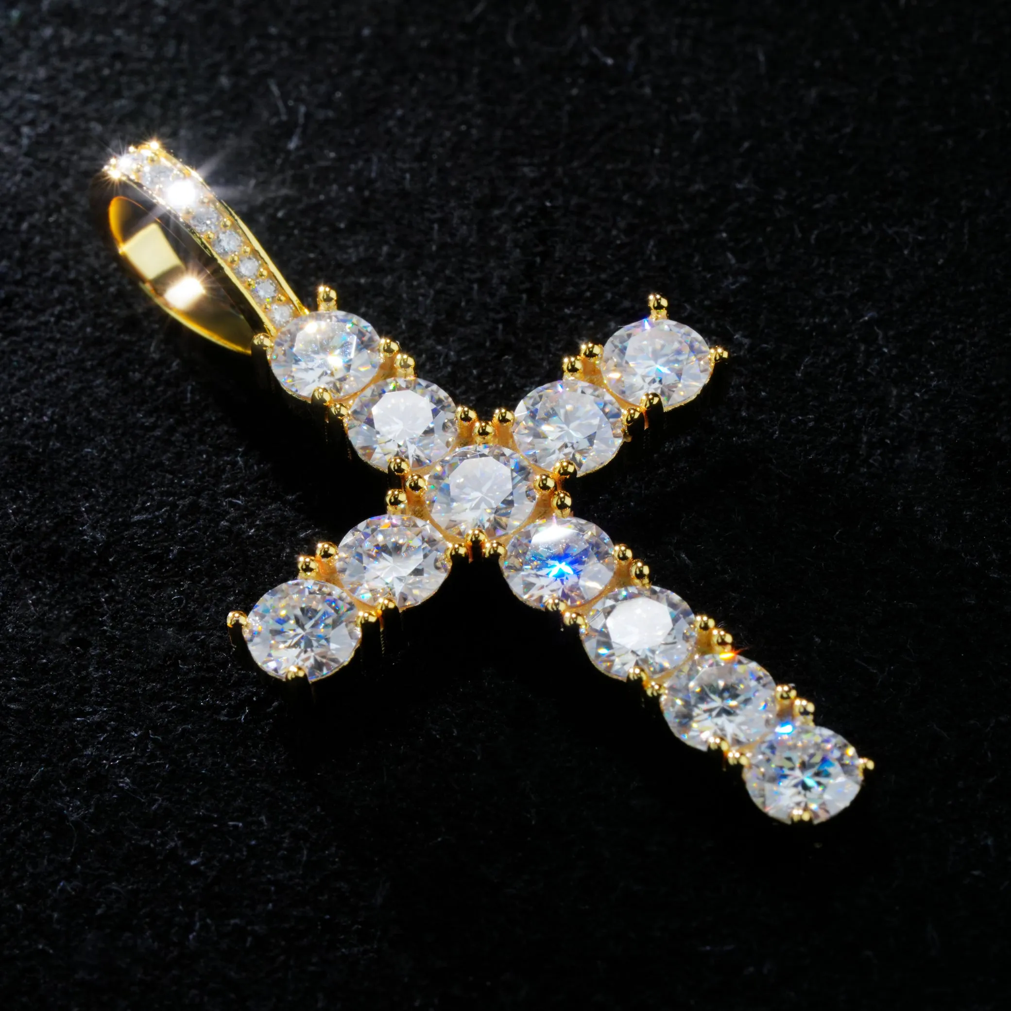 4.51 Carat VVS Moissanite Cross In Gold sold by The GUU Shop