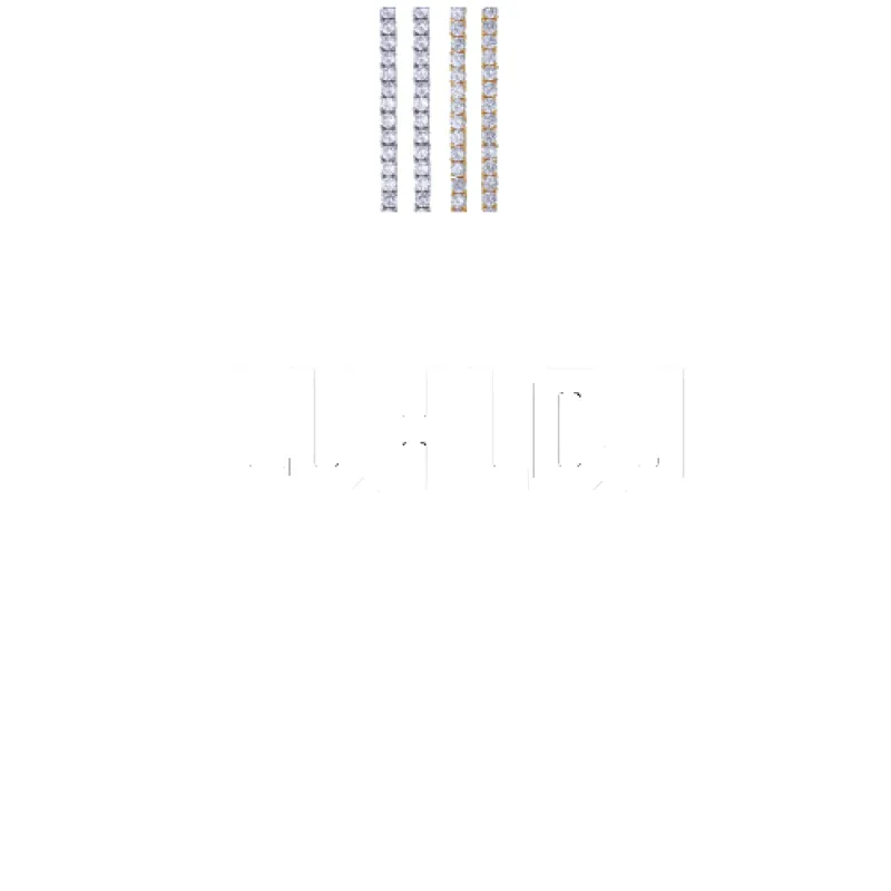 Custom Letters Baguette Two Layer Necklace sold by The GUU Shop