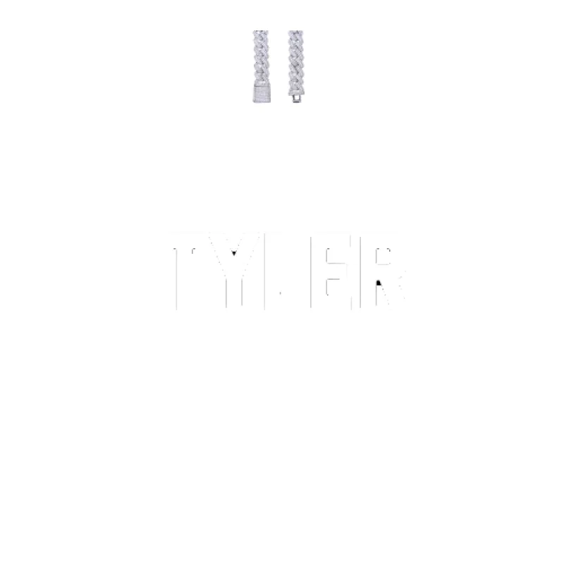 Custom Letters Baguette Two Layer Necklace sold by The GUU Shop