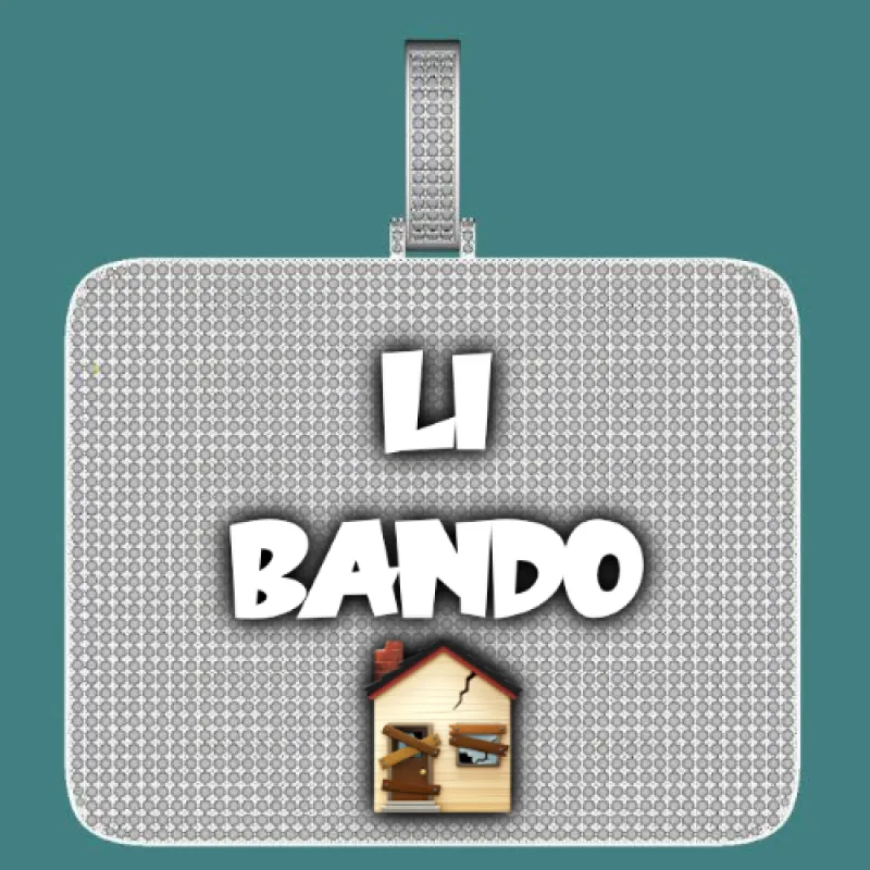 CUSTOM LETTER NECKLACE 3D BIG SQUARE sold by The GUU Shop