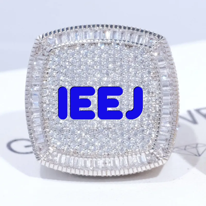 CUSTOM LETTER 3D ICED RING sold by The GUU Shop