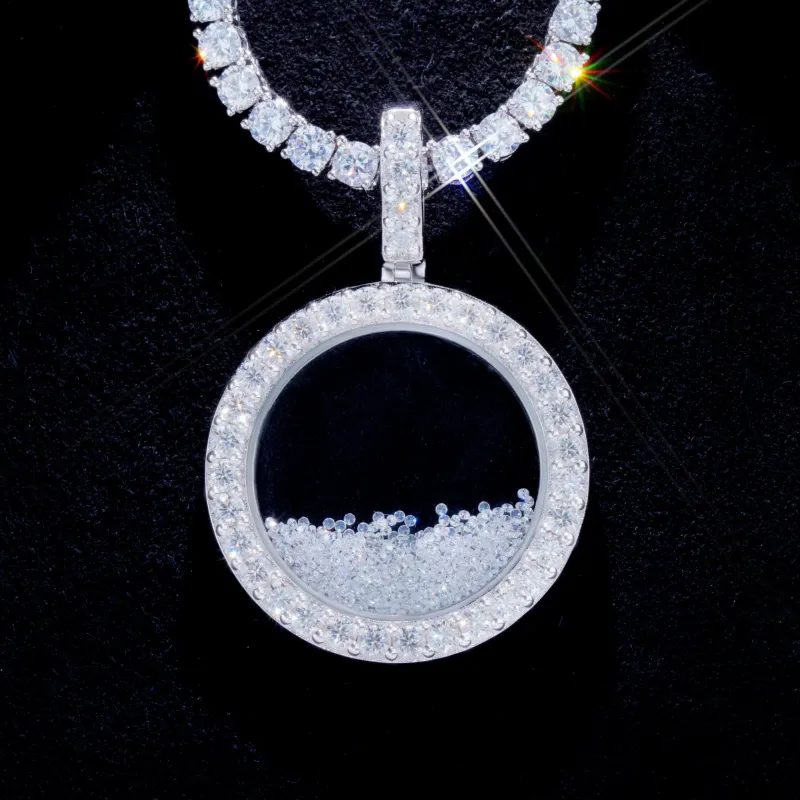 925S & VVS Moissanite Icy-Filled Necklace sold by The GUU Shop