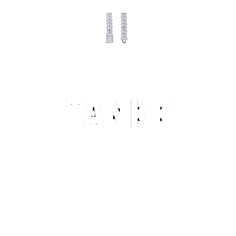 Custom Letters Baguette Two Layer Necklace made by The GUU Shop