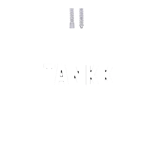 Custom Letters Baguette Two Layer Necklace sold by The GUU Shop