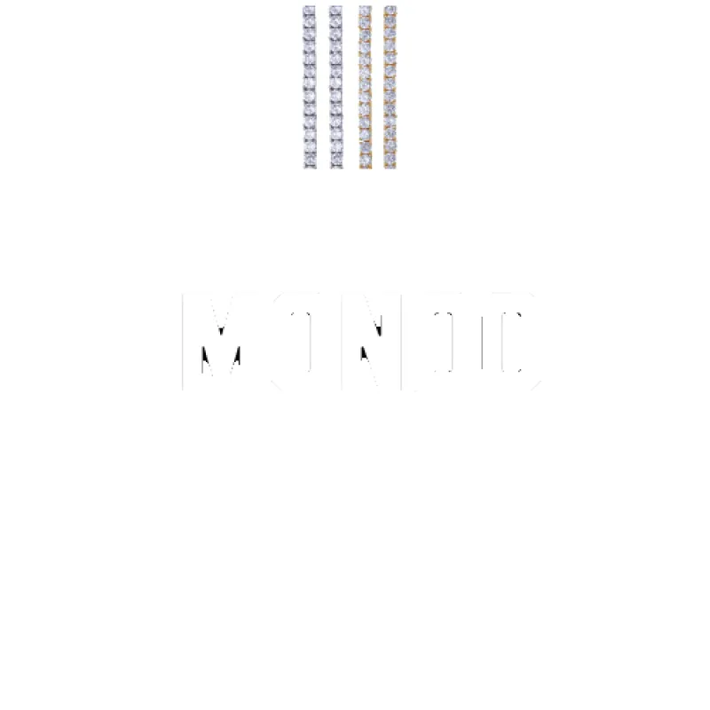 Custom Letters Baguette Two Layer Necklace made by The GUU Shop