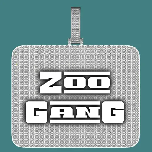 CUSTOM LETTER NECKLACE 3D BIG SQUARE sold by The GUU Shop