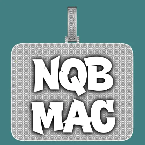 CUSTOM LETTER NECKLACE 3D BIG SQUARE sold by The GUU Shop