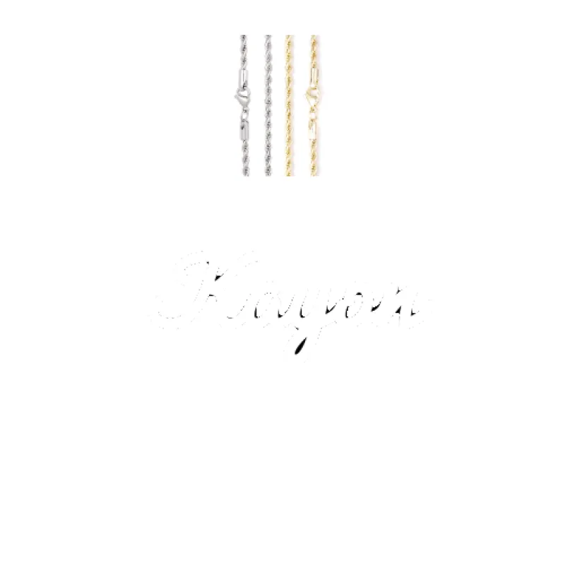 Script Custom Letter Necklace sold by The GUU Shop