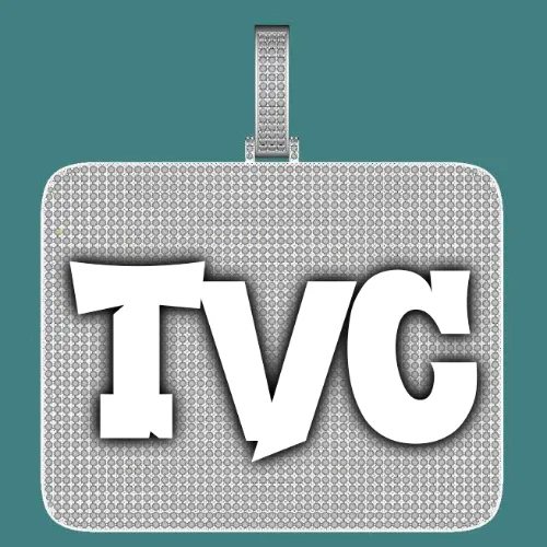 CUSTOM LETTER NECKLACE 3D BIG SQUARE sold by The GUU Shop