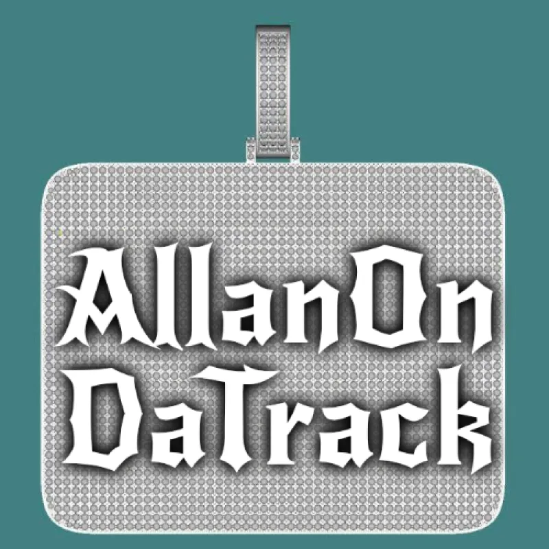 CUSTOM LETTER NECKLACE 3D BIG SQUARE sold by The GUU Shop