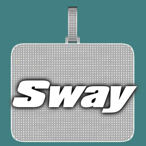 CUSTOM LETTER NECKLACE 3D BIG SQUARE sold by The GUU Shop