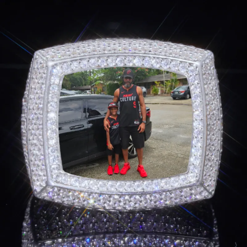 3D CUSTOM PICTURE ICED RING sold by The GUU Shop