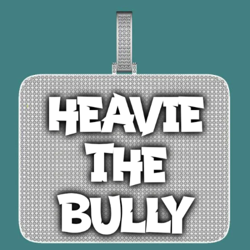 CUSTOM LETTER NECKLACE 3D BIG SQUARE sold by The GUU Shop