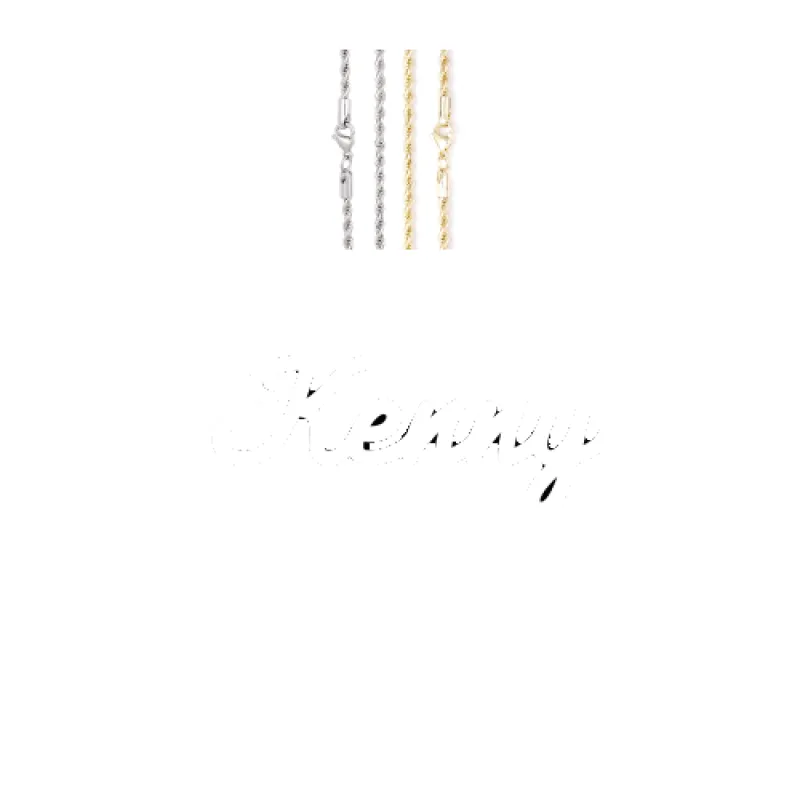 Script Custom Letter Necklace sold by The GUU Shop