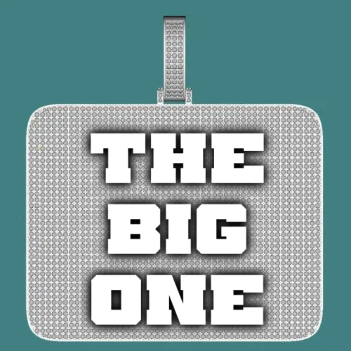 CUSTOM LETTER NECKLACE 3D BIG SQUARE sold by The GUU Shop