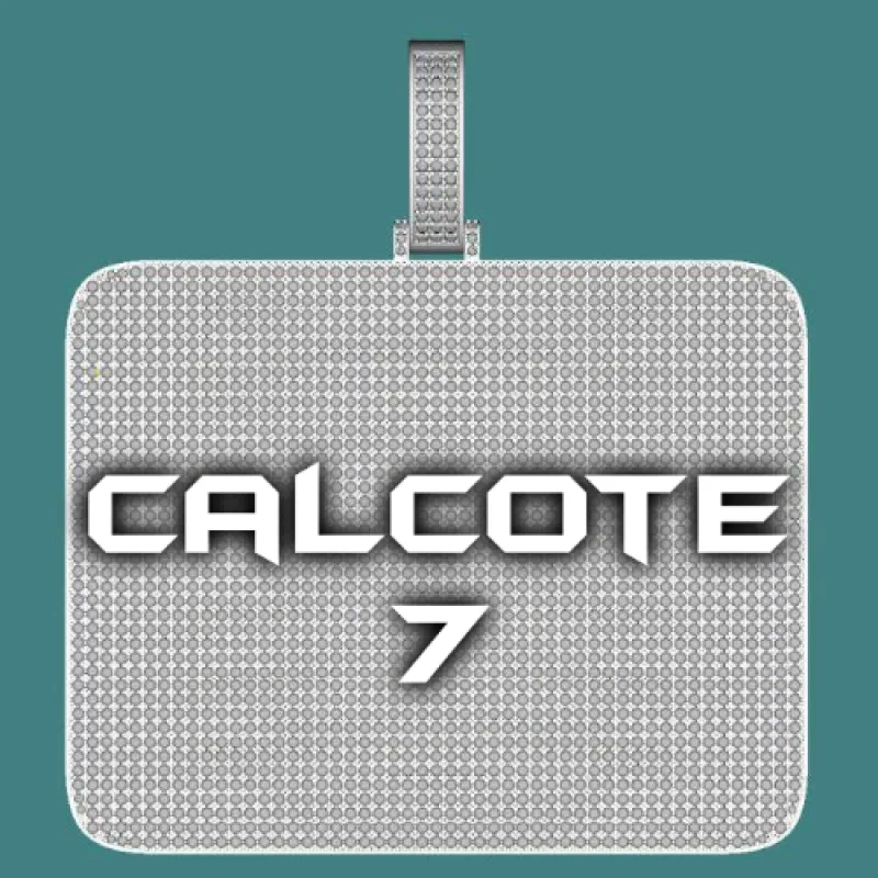 CUSTOM LETTER NECKLACE 3D BIG SQUARE sold by The GUU Shop