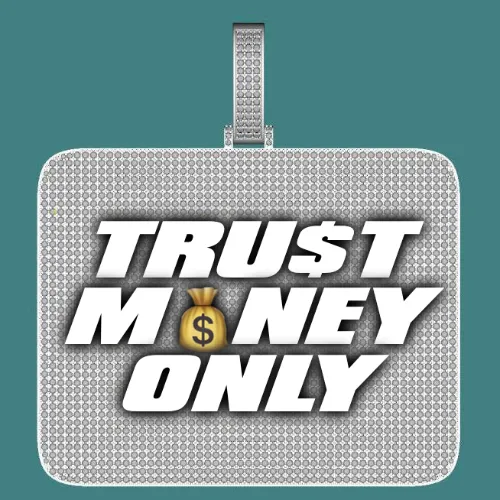 CUSTOM LETTER NECKLACE 3D BIG SQUARE sold by The GUU Shop